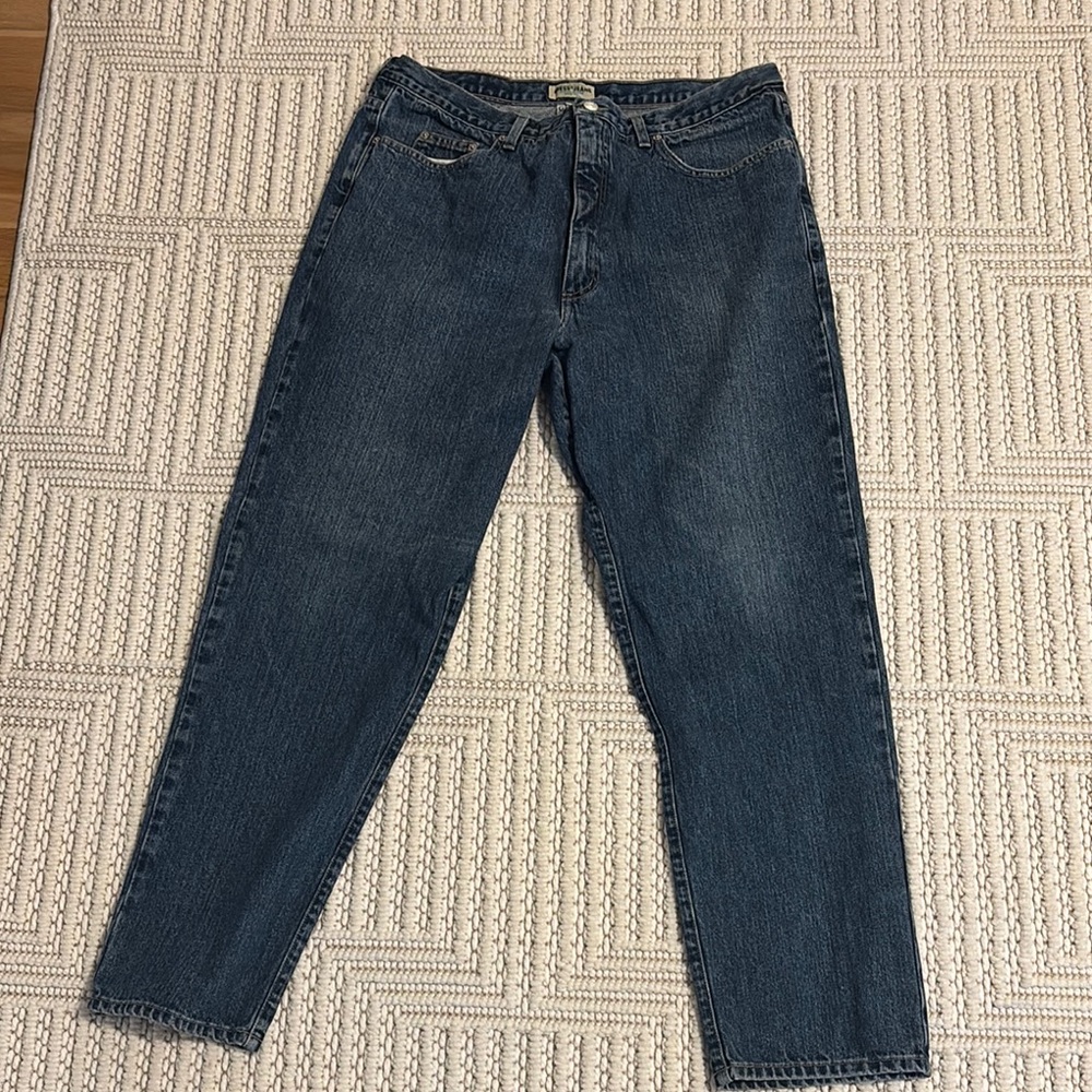 Guess Men's Relaxed Fit Blue Jeans